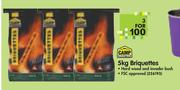 Camp Master 5kg Briquettes-3 Packs