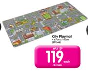 City Playmat-67cm x 100cm Each
