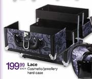 Lace Cosmetic/Jewellery Hard Case-Each
