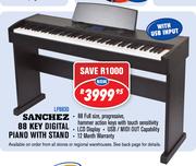 Sanchez 88 Key Digital Piano With Stand LP8830