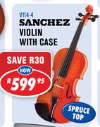 Sanchez Violin With Case V114-4