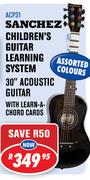 Sanchez Chidren's Guitar Learning System 30" Acoustic Guitar ACP31