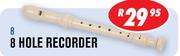 8 Hole Recorder