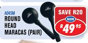 Round Head Maracas (Pair) A045M
