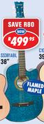 Sanchez 38" Classical & Steel String Guitars SS381ABL
