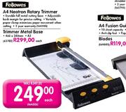 Fellowes A3 Trimmer Metal Base 460 x 380mm-Each