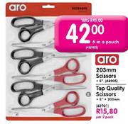 Aro Top Quality 203mm Scissors 8"-Per 2 Pack