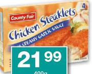 County Fair Chicken Steaklets-400g