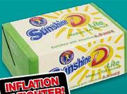 Sunshine D Lite Medium Fat Spread Brick-500g