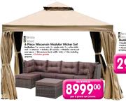 Terrace Leisure 6 Piece Wisconsin Mdular Wicker Set-Per 6 Piece Set