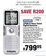 Philips LFH0615 Voice Tracer Digital Recorder