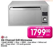 LG Charcoal Grill Microwave 900W(Model:ML288IC)-28L Each