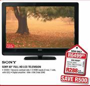 Sony 40" Full HD LCD Television