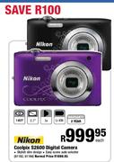 Nikon Coolpix S2600 Digital Camera