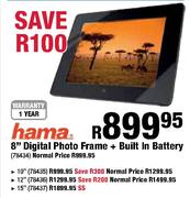 Hama 15" Digital Photo Frame + Built in Battery