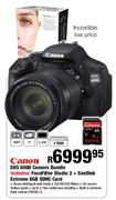 Canon EOS 600D Camera Bundle + Facefilter Studio 2 + SanDisk Extreme 8GB SDHC Card