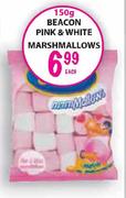 Beacon Pink & White Marshmallows-150g each