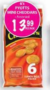 Pyotts Mini Cheddars Assorted-6's Per Pack