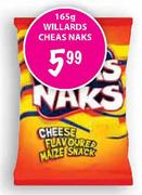 Willards Cheas Naks-165g