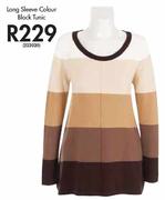 Long Sleeve Colour Block Tunic
