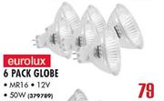 Eurolux Globe 12V(MR16)-6 Pack