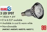 Ellies 3 LED Spot-4W