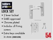 Builders Pride Lock Set
