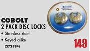 Cobolt Disc Locks-2 Pack 