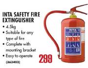 Inta Safety Fire Extinguisher-4.5Kg