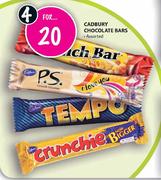 Cadbury Chocolate Bars-4's