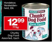 Chunky Dog Food Assorted, Each-775g