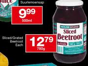 Sliced/Grated Beetroot Each-780g