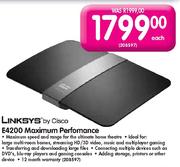 Linksys By Cisco E4200 Maximum Performance