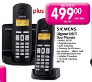 Siemens Gigaset DECT Duo Phones-Per Duo