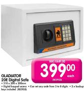 Gladiator 20E Digital Safe-310 x 200 x 200mm