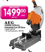 AEG 355mm Industrial Cut Off Saw-2300W Each 