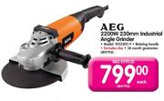 AEG 230mm Industrial Angle Grinder-2200W Each