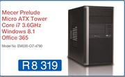 Mecer Prelude Micro ATX Tower EM035-C17-4790