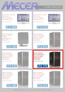 PC Link Computers : Mecer (1 May - 31 May), page 6