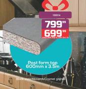 Post Form Top 600mm x 3.5m