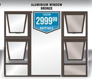 Aluminium Window (Bronze) P4TT1815