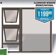 Aluminium Window (Bronze / Natural) PTT1515