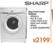Sharp Front Load Washer-6kg