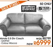 Grafton Everest Marula 2.5 Div Couch