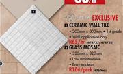 Glass Mosiac 320x320mm-Per Pack