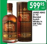 James King 21 Yo Blended Scotch Whisky In Gift Tube-1x750ml