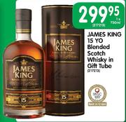 James King 15 Yo Blended Scotch Whisky In Gift Tube-1x750ml
