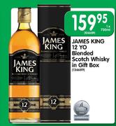 James King 12 Yo Blended Scotch Whisky In Gift Tube-1x750ml