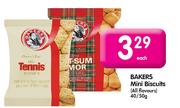 Bakers Mini Biscuits-40/50g Each