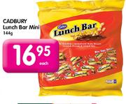Cadbury Lunch Bar Mini-144g Each